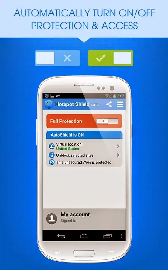Hotspot shield download for android phone
